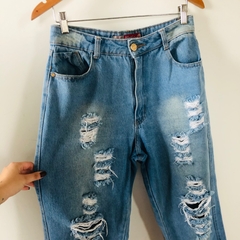 Calça Jeans Cintura Alta Pantacourt Magic Jeans 42 - comprar online