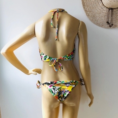 Biquíni Cropped Estampado Conjunto Lança Perfume Resort M - Brechó Bete Balanço