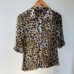 Camisa Transparência Cortelle Animal Print Renner M na internet
