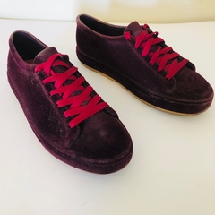 Tênis Melissa Be Flocked Veludinho Vinho 37 na internet