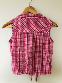 Camisa Xadrez de Amarrar Infantil Miss Young by Riachuelo 16 na internet