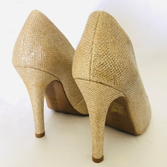 Peep Toe Salto Fino Festa Formatura Dourado 36 - comprar online