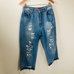 Imagem do Calça Jeans Cintura Alta Pantacourt Magic Jeans 42
