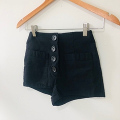 Shorts Hot Pants Cintura Alta Botões Forever 21 PP na internet