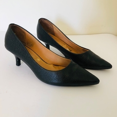 Sapato Scarpin Preto Salto Fino Vizzano 36