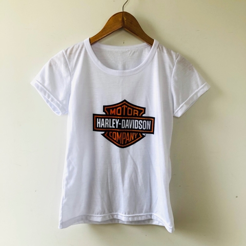 Camiseta Babylook em Poliéster Harley Davidson P