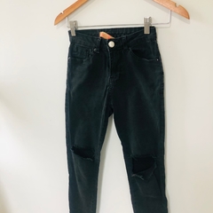 Calça Jeans Cintura Alta Preta Capricho CeA 10 na internet
