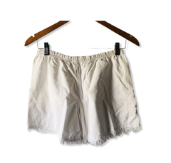 Shorts Básico com Elástico Branco Moda Praia G - comprar online
