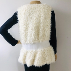 Maxi Colete Pelúcia Off White - comprar online