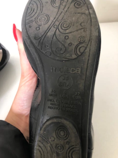 Sapatilha Feminina Preta Fivela Moleca 35 - loja online
