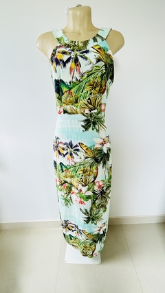 Vestido Longo Estampado G Maria de Chita - comprar online