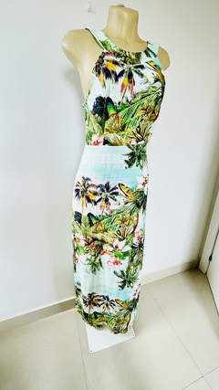 Vestido Longo Estampado G Maria de Chita na internet