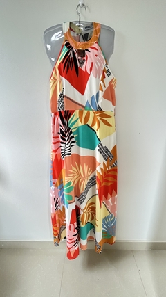 Vestido Longo Estampado Sabala Fashion G - comprar online