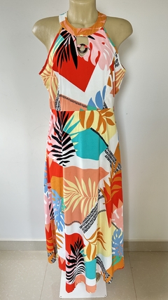 Vestido Longo Estampado Sabala Fashion G - Brechó Bete Balanço