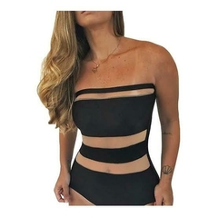 Body Tomara Que Caia Maiô Collan Faixa Verão Feminino Tule na internet
