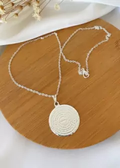 Colar Gargantilha Oração Pai Nosso Banho de Prata 925 - comprar online