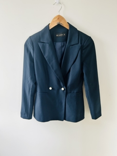 Blazer Alongado Azul Marinho Alfaiataria Ak Brand Riachuelo P