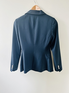 Blazer Alongado Azul Marinho Alfaiataria Ak Brand Riachuelo P - loja online