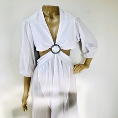 Vestido Longo Branco Festa Reveillon P - loja online