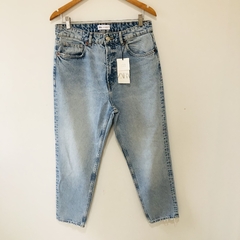Calça Jeans Cintura Alta Mom Fit Zara 42 - Brechó Bete Balanço