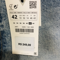 Calça Jeans Cintura Alta Mom Fit Zara 42 - comprar online
