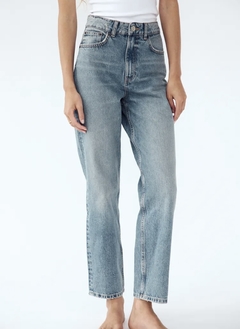 Calça Jeans Cintura Alta Mom Fit Zara 42 na internet