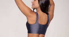Top Academia Fitness Cirrê com Bojo Cinza 3D M Novo