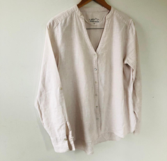 Camisa Manga Longa Marfinno Bege M - Brechó Bete Balanço