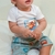 CONJUNTO DE BEBÊ BODY MANGA CURTA + SHORTS SARUEL COM ESTAMPA RAPOSA - comprar online
