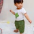 CONJUNTO DE BEBÊ BODY MANGA CURTA + SHORTS SARUEL COM ESTAMPA CACTUS - loja online
