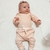 CONJUNTO DE BEBÊ COM BODY MANGA LONGA + CALÇA SARUEL ESTAMPA BE KIND ROSA CLARO na internet