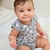 BODY BEBÊ REGATA CINZA COM ESTAMPA DE INSETOS - loja online