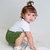 CONJUNTO DE BEBÊ BODY MANGA CURTA + SHORTS SARUEL COM ESTAMPA CACTUS FLOR