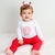 CONJUNTO DE BEBÊ BODY MANGA LONGA + CALÇA SARUEL COM ESTAMPA DONUTS - loja online