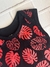 BODY REGATA PRETO - ESTAMPA FOLHAS VERMELHAS na internet