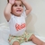 CONJUNTO DE BEBÊ COM BODY MANGA CURTA + SHORTS SARUEL ESTAMPA BLESSED