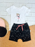 CONJUNTO SOU BAILARINA BODY MANGA CURTA + SHORTS SARUEL