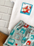 CONJUNTO DE BEBÊ BODY MANGA CURTA + SHORTS SARUEL COM ESTAMPA RAPOSA - loja online