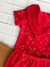 CONJUNTO DE BEBÊ BODY MANGA CURTA + SHORTS SARUEL UNIVERSO VERMELHO + BABADOR - comprar online