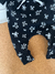 CONJUNTO DE BEBÊ BODY MANGA LONGA + CALÇA SARUEL SPLASH PRETO + BABADOR na internet