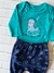 CONJUNTO DE BEBÊ BODY MANGA LONGA FOCA VERDE + CALÇA SARUEL CONCHAS - comprar online