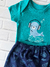 CONJUNTO DE BEBÊ BODY MANGA CURTA FOCA VERDE E AZUL MARINHO - comprar online