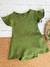 VESTIDO BODY BEBÊ VERDE CHÁ
