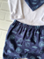 Imagem do CONJUNTO DE BEBÊ BODY MANGA LONGA BRANCO + CALÇA SARUEL CONCHAS AZUL MARINHO + BABADOR