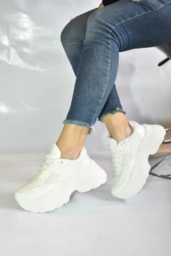 GINA blanco satinado detalle glitter blanco en internet