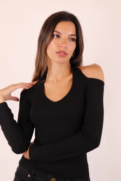 Remera morley cuello atado