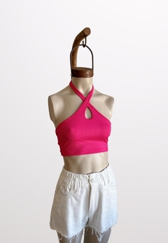 Top morley cuello cruzado