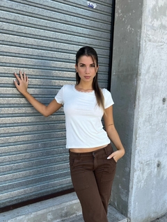 Remera modal puntilla