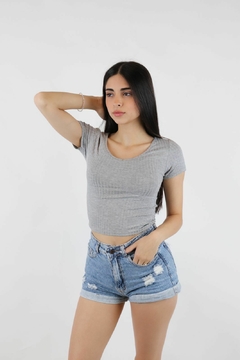 Top morley cuello V