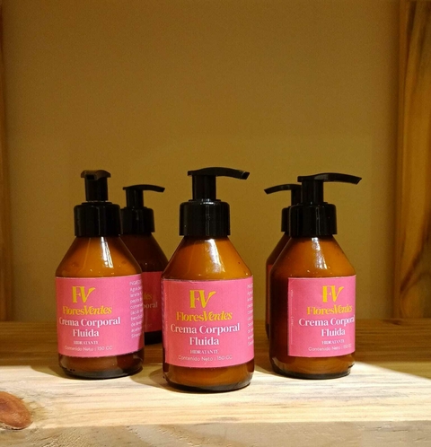 CREMA CORPORAL FLUIDA "FLORES VERDES"